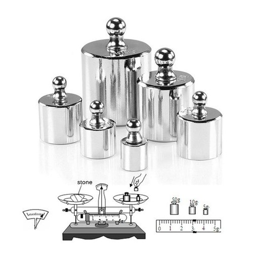 3pcs 50g steel calibration - 3pcs,